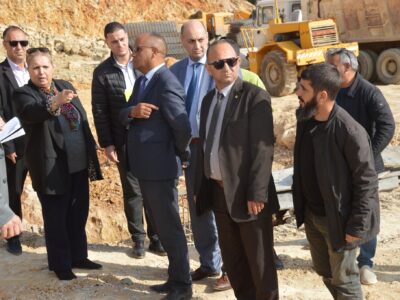زيارة ميدانية لمركز تخزين الحبوب ببلدية وادي الشحم
