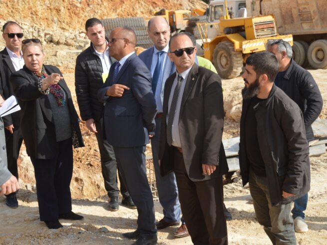 زيارة ميدانية لمركز تخزين الحبوب ببلدية وادي الشحم