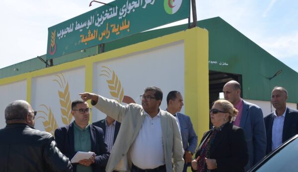 خرجـــة ميدانــية لمراكــز تخزيــن الحبــوب الجـــواريـــة