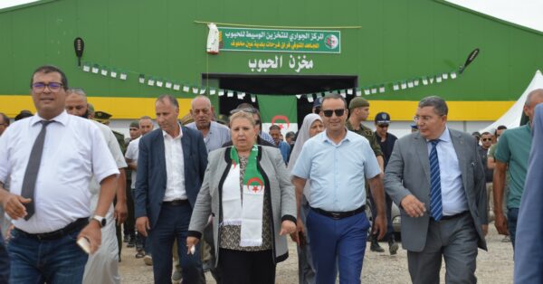 تدشين المراكز الجوارية لتخزين الحبوب بلدية عين بن بيضاء بلدية عين مخلوف