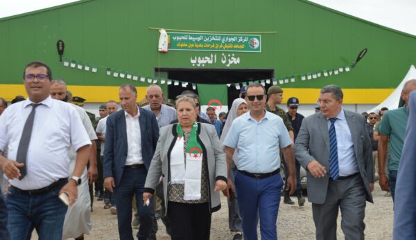 تدشين المراكز الجوارية لتخزين الحبوب بلدية عين بن بيضاء بلدية عين مخلوف