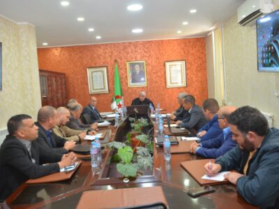 جلسة عمل مخصّصة لمناقشة الوضعية العامة لمدينة قالمة جلسة عمل مخصّصة لمناقشة الوضعية العامة لمدينة قالمة