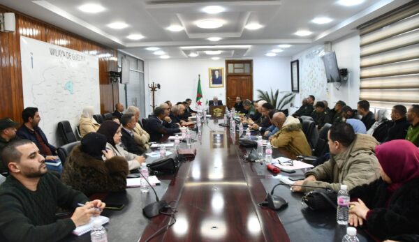 جلسة عمل خصصت لتشخيص قطاعات  قطاع الطاقة ,المناجم قطاع الفلاحة ,قطاع الغابات وقطاع الصيد لبحري وتربية المائيات