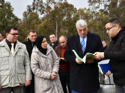 خرجة ميدانية للوقوف ودراسة جملة من المشاريع والملفات ذات الصلة بقطاع العدالة