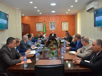 جلسة عمل التحضير لعملية بيع الأغنام المستوردة جلسة عمل التحضير لعملية بيع الأغنام المستوردة