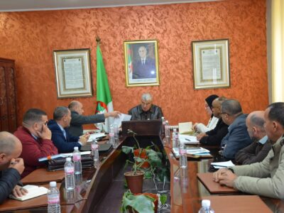 جلسة عمل خُصِّصت لدراسة وضعية احد المساجد بلدية حمام النبائل جلسة عمل خُصِّصت لدراسة وضعية احد المساجد بلدية حمام النبائل