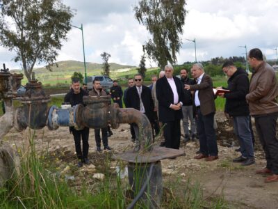 زيــارة عـــمل وتفـقد لمشاريــع قطاع الري في عدة بلديات زيــارة عـــمل وتفـقد لمشاريــع قطاع الري في عدة بلديات