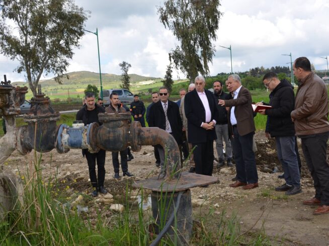 زيــارة عـــمل وتفـقد لمشاريــع قطاع الري في عدة بلديات