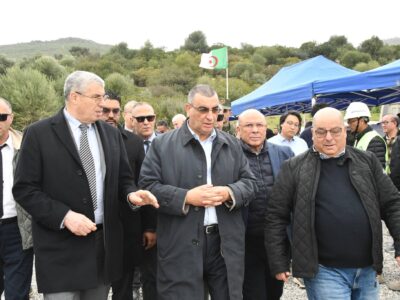 وزيـــر الأشغال العمومية والمنشآت القاعدية في زيــارة عــمل لولايــة قالــمة3 وزيـــر الأشغال العمومية والمنشآت القاعدية في زيــارة عــمل لولايــة قالــمة3