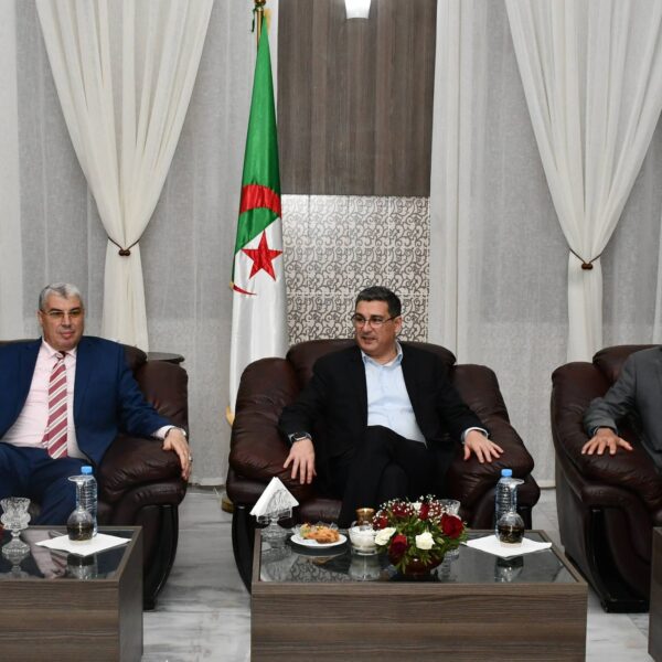 استقبال البروفيسور محمد صديق آيت مسعودان وزير الصحة