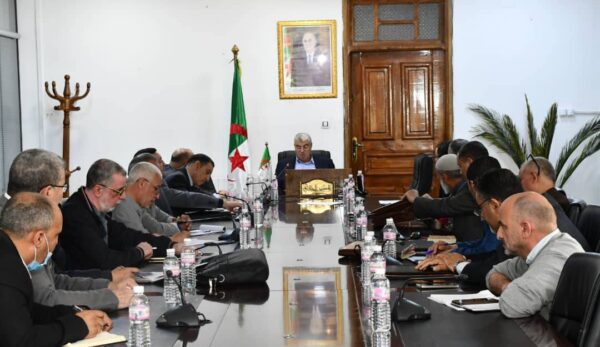 جلسة عمل خُصِّصت لدراسة وضعية مسجد العلامة عبد الحميد بن باديس بلدية قالمة