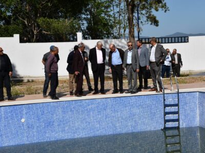 خرجـــة ميدانــية لمتابعة سير أشغال المشاريع التنموية والهياكل التربوية والشبانية بالولاية