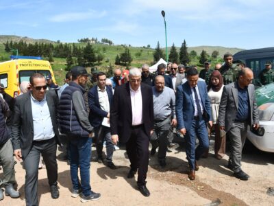 زيـــارة عــمل وتفــقد إلى العــديد من البلديـــات عبر إقليم الولاية