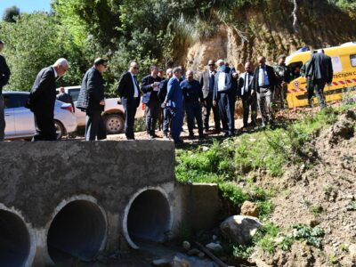 والي الولاية يجري زيارة عمل وتفقد بلديات دائرة حمام النبائل بلدية بوشقوف بلدية بلخير