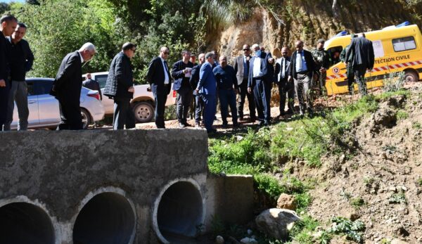 والي الولاية يجري زيارة عمل وتفقد بلديات دائرة حمام النبائل بلدية بوشقوف بلدية بلخير