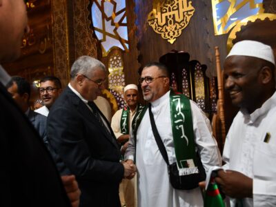 توديع الوفد الأول لحجاج بيت الله الحرام عن ولاية قالمة