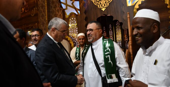 توديع الوفد الأول لحجاج بيت الله الحرام عن ولاية قالمة