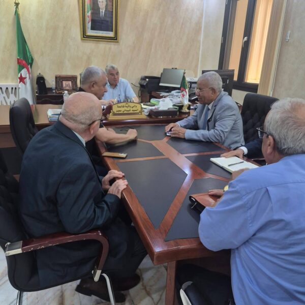 استقبال السيد المدير العام للري والخدمة العمومية بوزارة الري بولاية قالمة