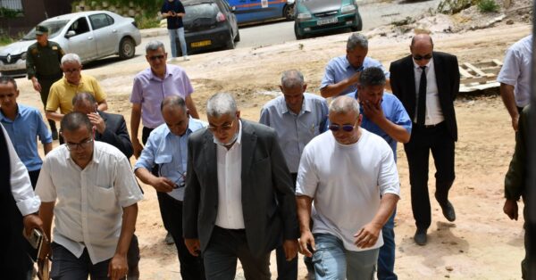 المتابعة الدورية للمشاريع التنموية والتربوية عبر مختلف بلديات الولاية المتابعة الدورية للمشاريع التنموية والتربوية عبر مختلف بلديات الولاية