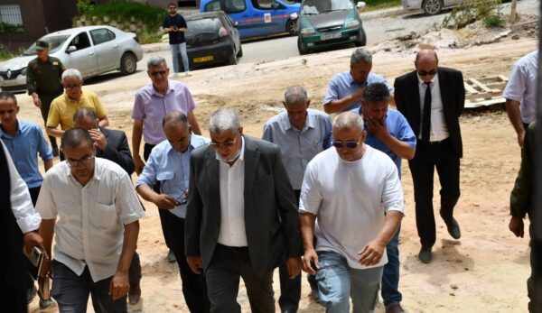 المتابعة الدورية للمشاريع التنموية والتربوية عبر مختلف بلديات الولاية المتابعة الدورية للمشاريع التنموية والتربوية عبر مختلف بلديات الولاية