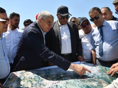 زيارة العمل والتفقد للسيد وزير الأشغال العمومية والمنشآت القاعدية إلى ولاية قالمة