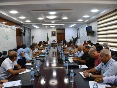 اجتماع مركز القيادة لمتابعة مشروع ازدواجية خط السكة الحديدية المنجمي عنابة بلاد الحدبة