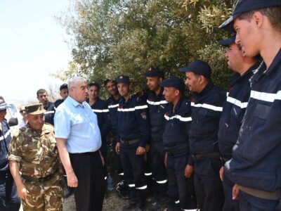 متابعة ميدانية لوضعية الحرائق متابعة ميدانية لوضعية الحرائق