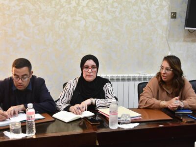 جلسة عمل خُصصت لدراسة وضعية مشروع إنجاز 46 مسكنًا ترقويًا مدعم